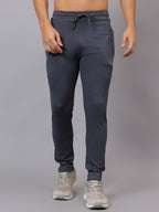 Athfuel Vulcan Trackpants crafted for gym performance with tapered fit – Dark Grey