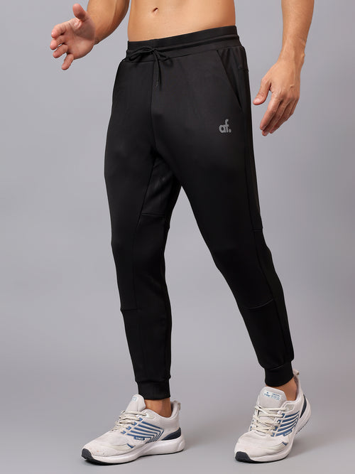 Side profile of Athfuel Drift Joggers designed for gym and training – Black