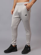 Side view of Athfuel Drift Joggers built for training and comfort – Soft Grey