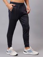 Side profile of Athfuel Drift Joggers suitable for workouts and movement – Blue