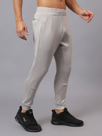 Side view of Athfuel Drift Joggers built for training and comfort – Soft Grey
