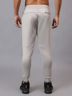 Back view of Athfuel Drift Joggers with clean athletic design – Soft Grey