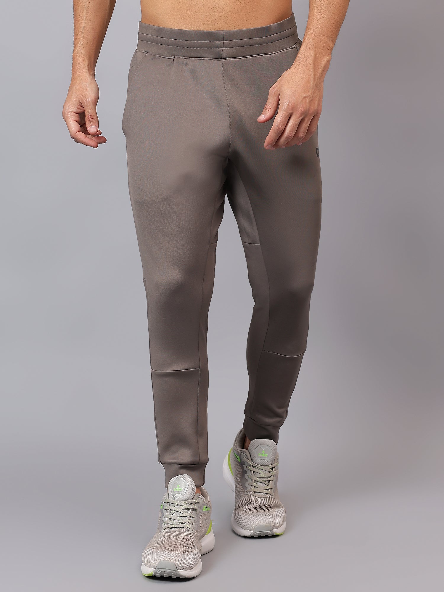 Athfuel Drift Joggers made from premium butter lycra fabric – Dust Brown